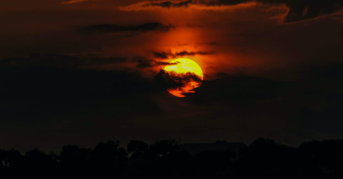 Terraria blood moon - Photo of Full Moon Surrounded by Clouds