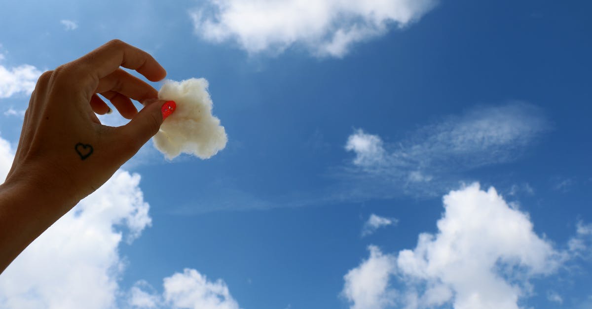 Testfor an item in player's hand - Hand Holding Item with Clouds in Background