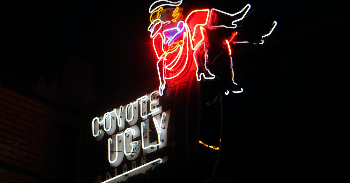 The good, the bad and the ugly - Coyote Ugly Neon Signage