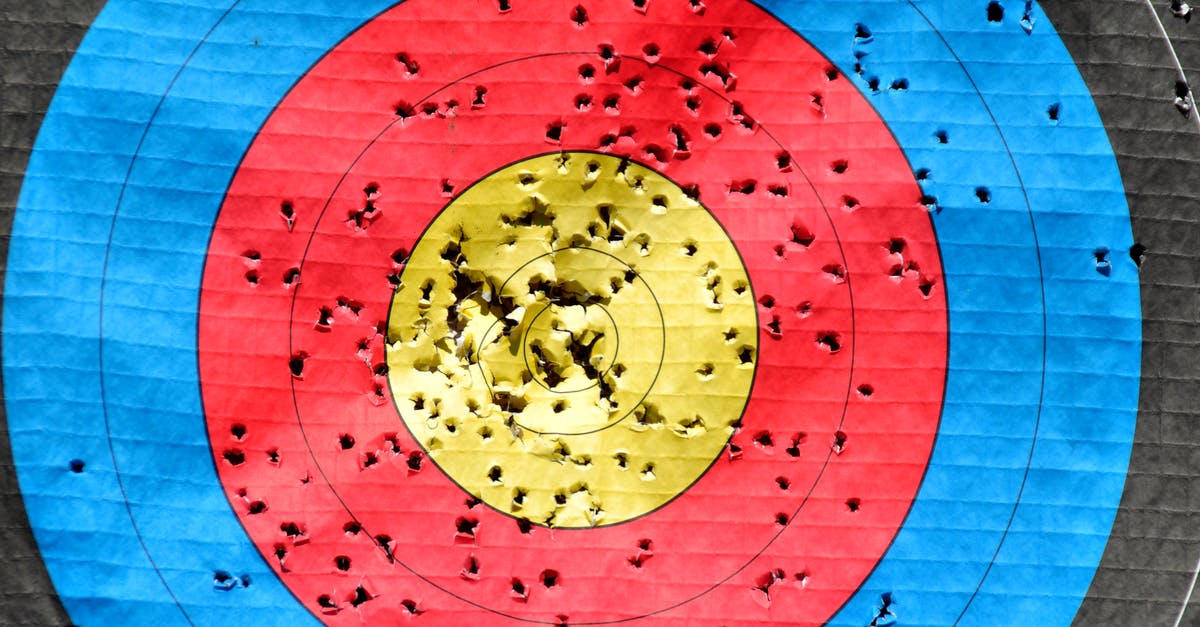 throwing the ball: smaller circle vs closer to the center of the circle - Target Board throwing the ball: smaller circle vs closer to the center of the circle - Target Board