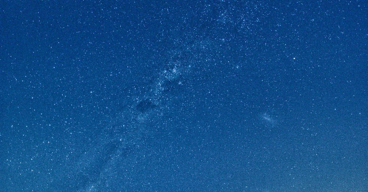 Tiny Death Star Mission- Build One More Of Any Level(s) - From below of dark blue colored night sky with Milky way and glowing stars