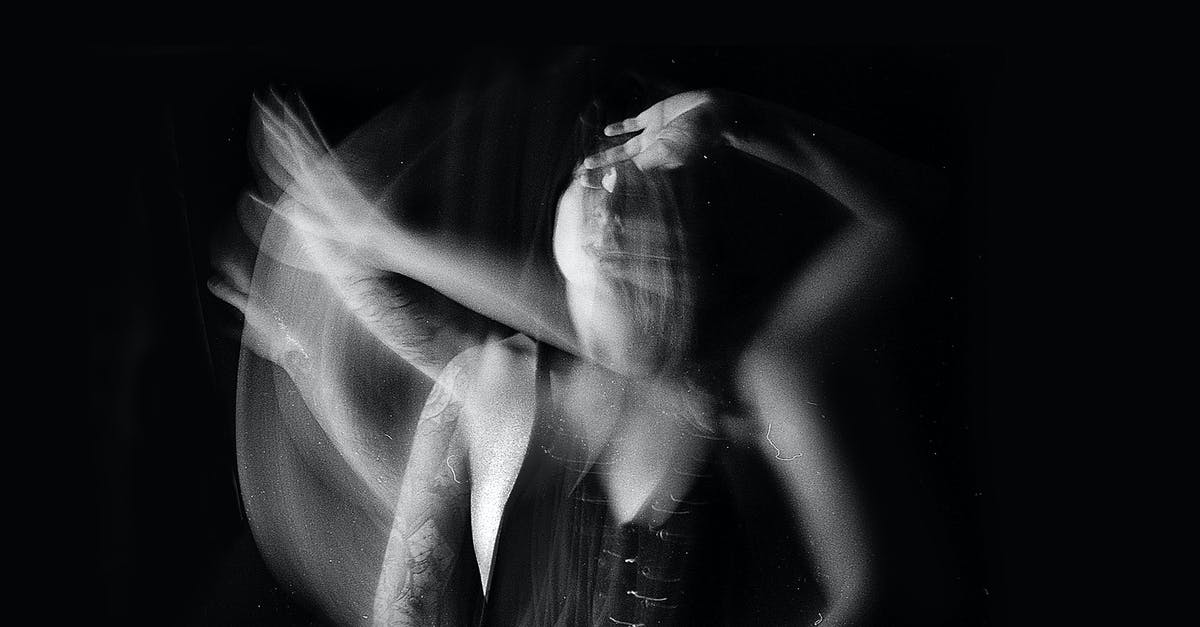 Trouble wiring a double row of droppers - Black and white of melancholic young female in dress touching forehead and looking away thoughtfully