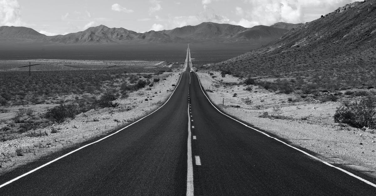 Unable to conjure long distance - Grayscale Photo of Road Unable to conjure long distance - Grayscale Photo of Road