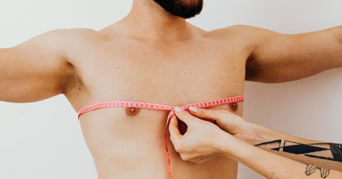 Unable to get into the chest with another character - Topless Man With Red and White Lanyard