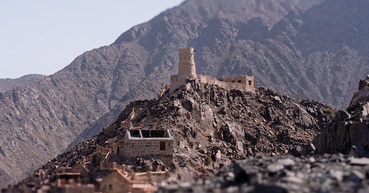 Unflood Areas Within Fortress - The Sharjah Fortress on the Rocky Mountain