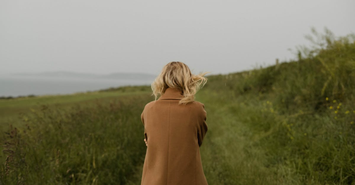 Uninstall, reinstall, lost entire vault, how do I get it back - Anonymous woman walking in cold field