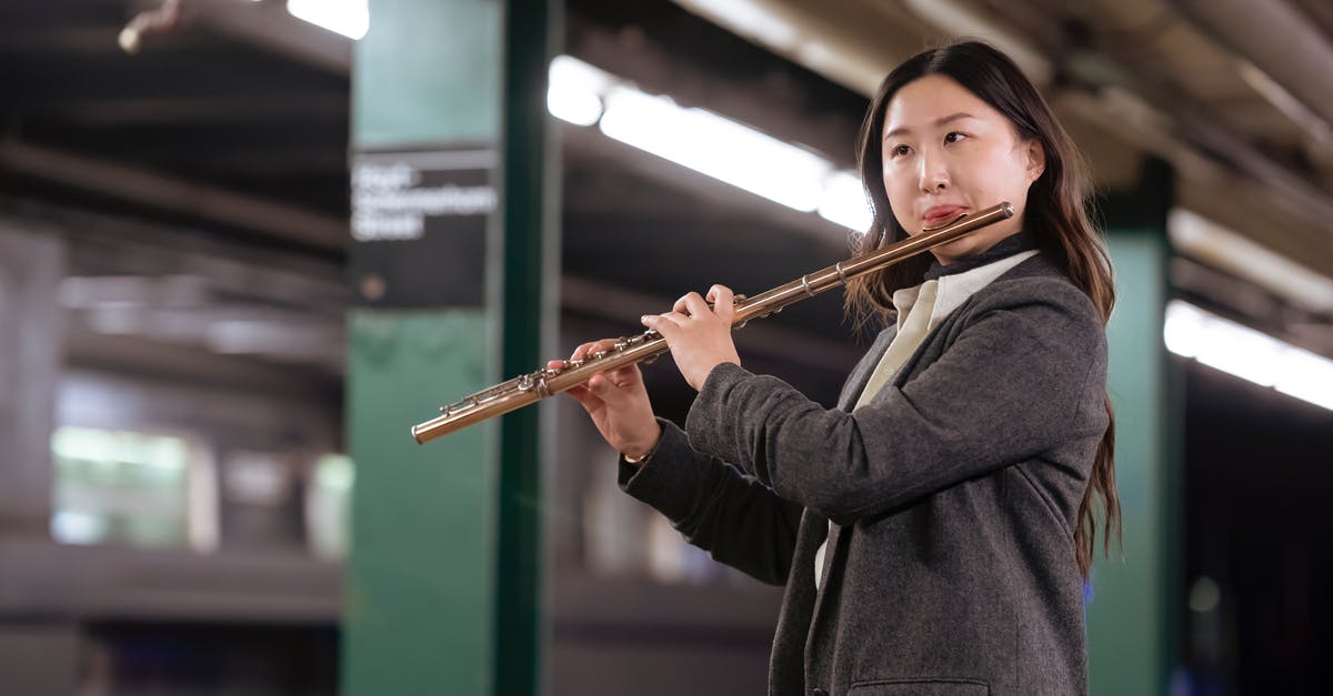 Unstable FPS while playing Metro Exodus - Enhanced Edition - Ethnic woman playing flute on underground station