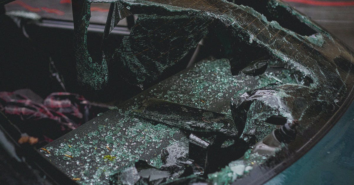 Up to how much damage can Zarya do? - A Broken Windshield of a Car Up to how much damage can Zarya do? - A Broken Windshield of a Car