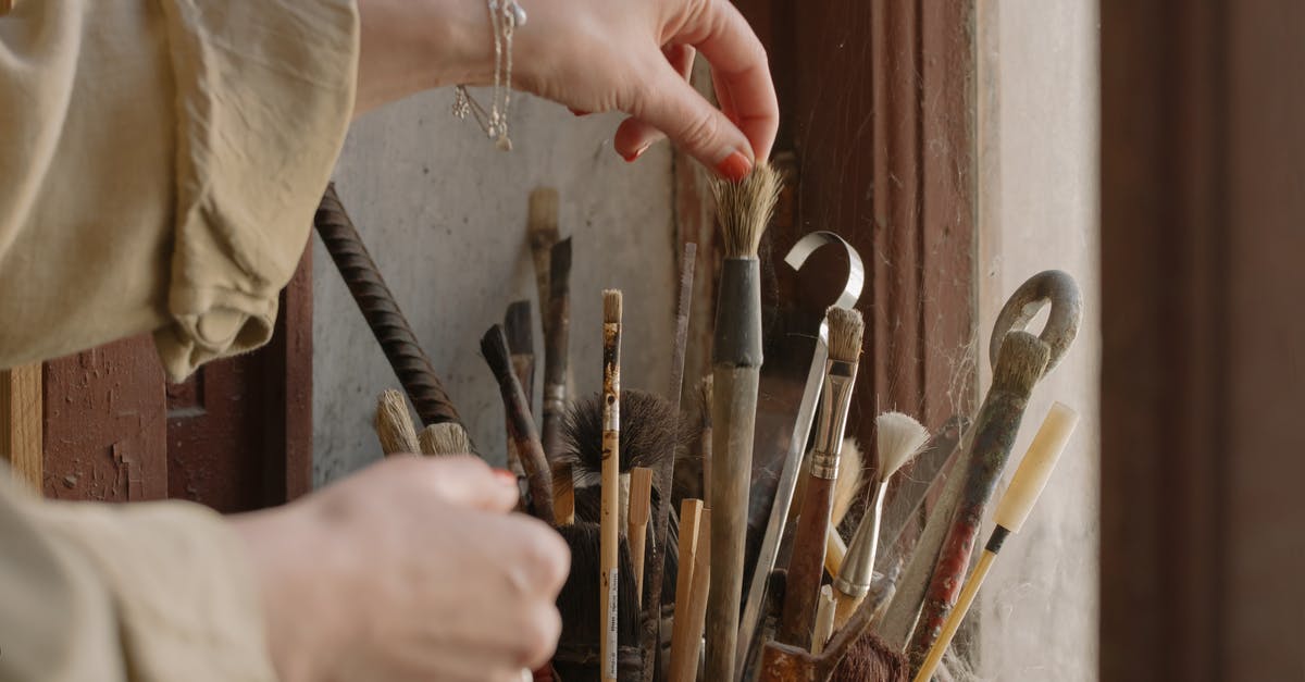 Use for upgraded tools - Person Holding Brown Wooden Handle Paint Brush Use for upgraded tools - Person Holding Brown Wooden Handle Paint Brush