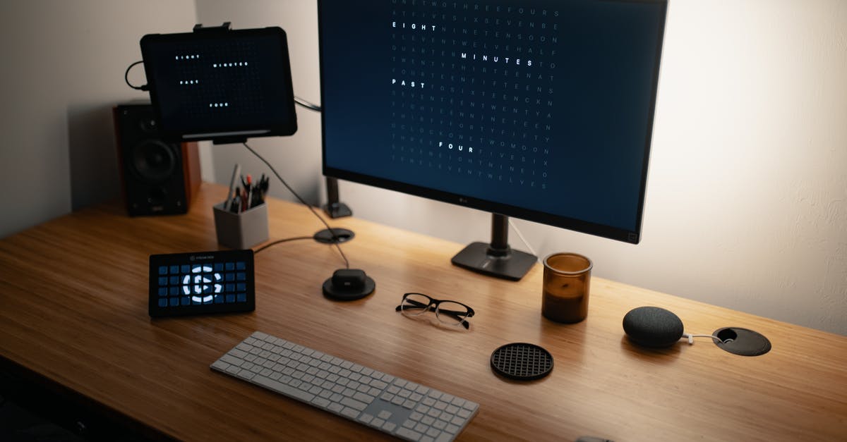 Using PC as speakers for Xbox 360 - Computer with various electronic devices and speaker placed on table Using PC as speakers for Xbox 360 - Computer with various electronic devices and speaker placed on table