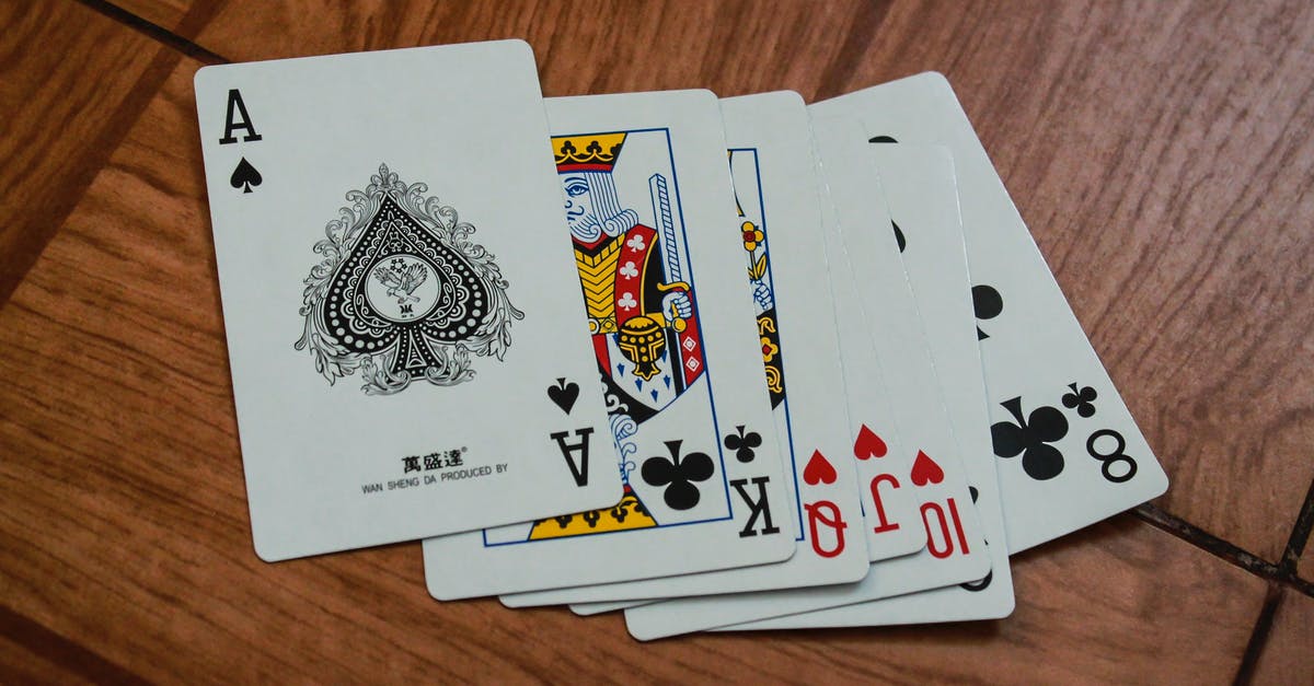 Valiant Hearts not dropping Steam trading cards - Seven Assorted Playing Cards on Brown Wooden Surface