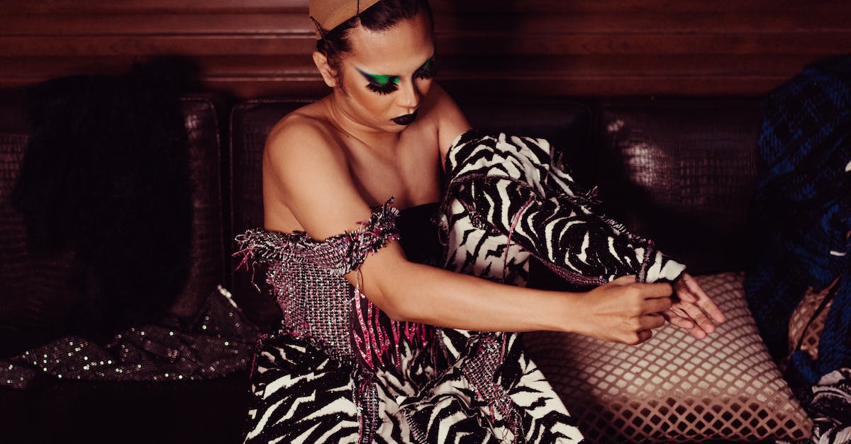 Vampire and Werewolf at the same time, cannot remove - Tired man getting undressed after performance