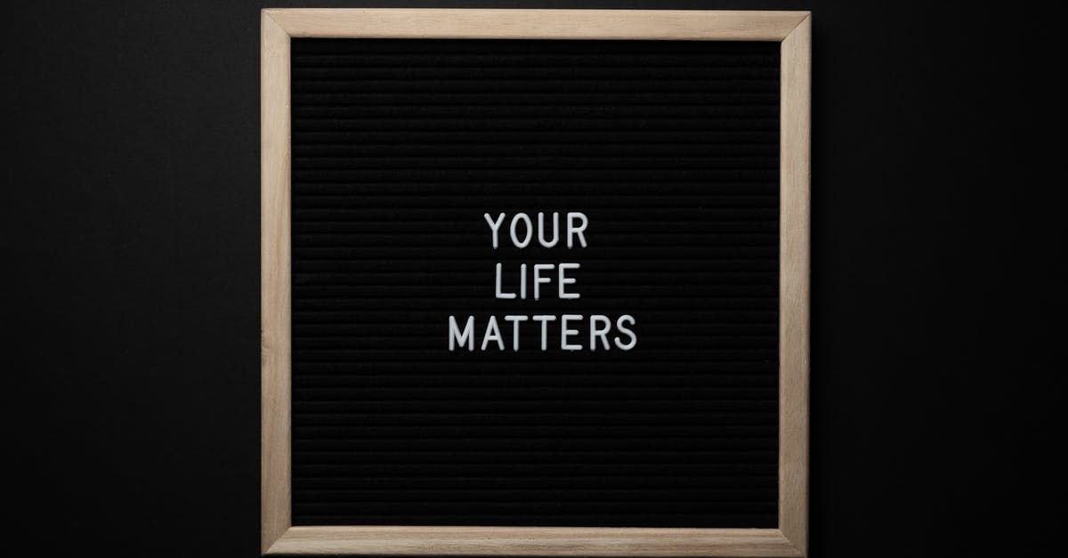 Vassals inheriting titles below yours outside your realm - Blackboard with YOUR LIFE MATTERS inscription on black background