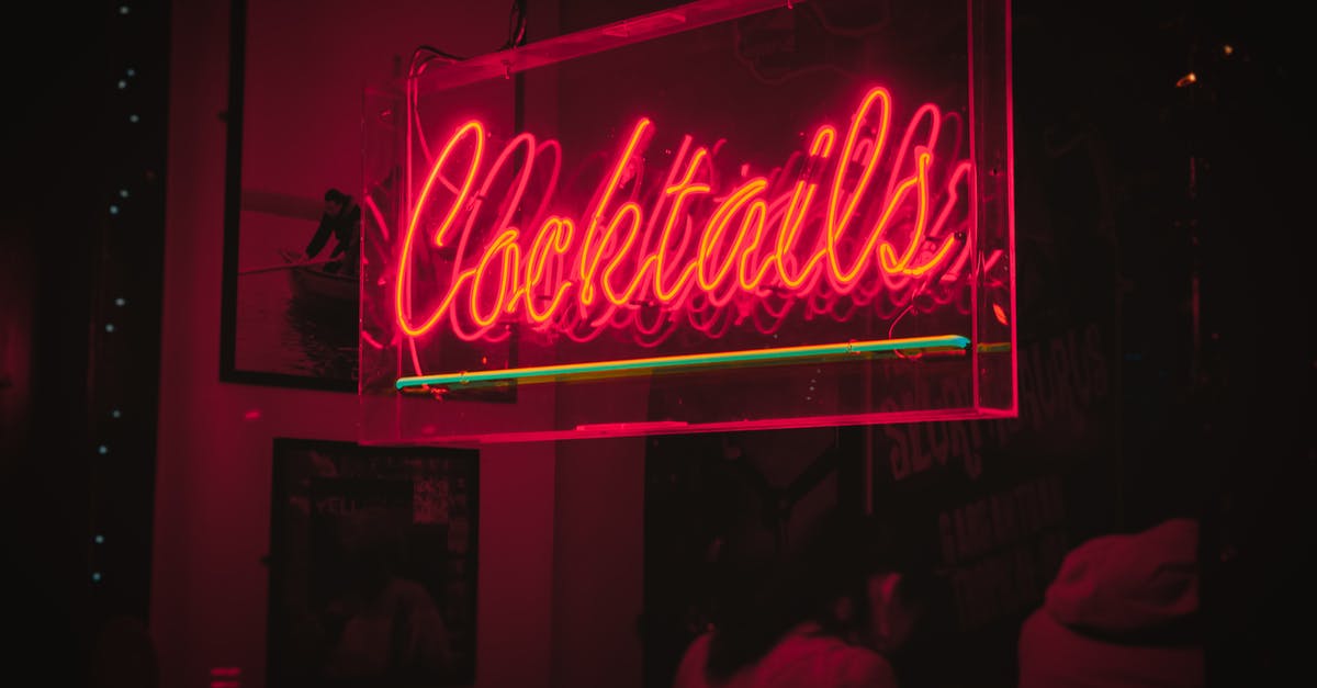 Vertical bar in Pokémon Go Gym display - Cocktails Neon Signage