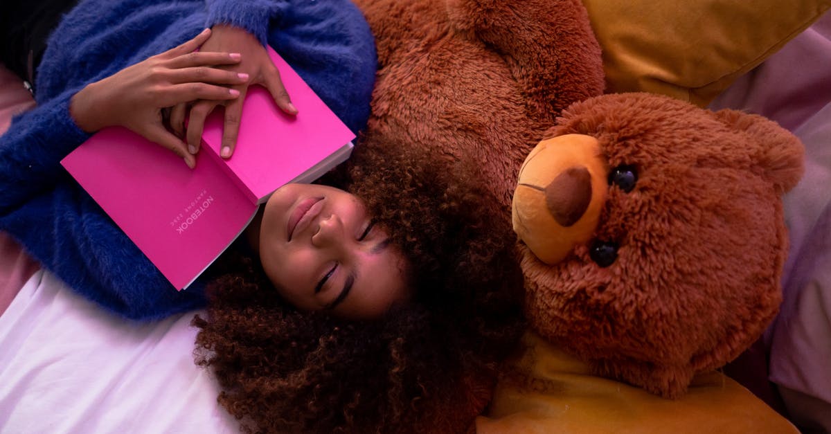Vessels escaping host bodies over time - Woman Lying Down on Bed With Her Teddy Bear Vessels escaping host bodies over time - Woman Lying Down on Bed With Her Teddy Bear