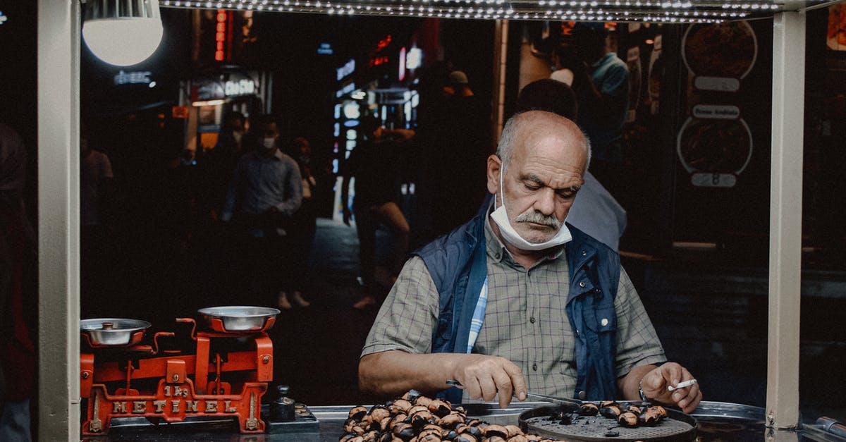 Visitor and Vendor names render as rectangles - A Man Cooking on the Street Visitor and Vendor names render as rectangles - A Man Cooking on the Street