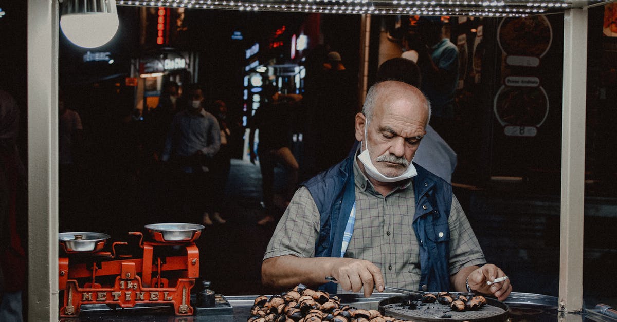 Visitor and Vendor names render as rectangles - A Man Cooking on the Street