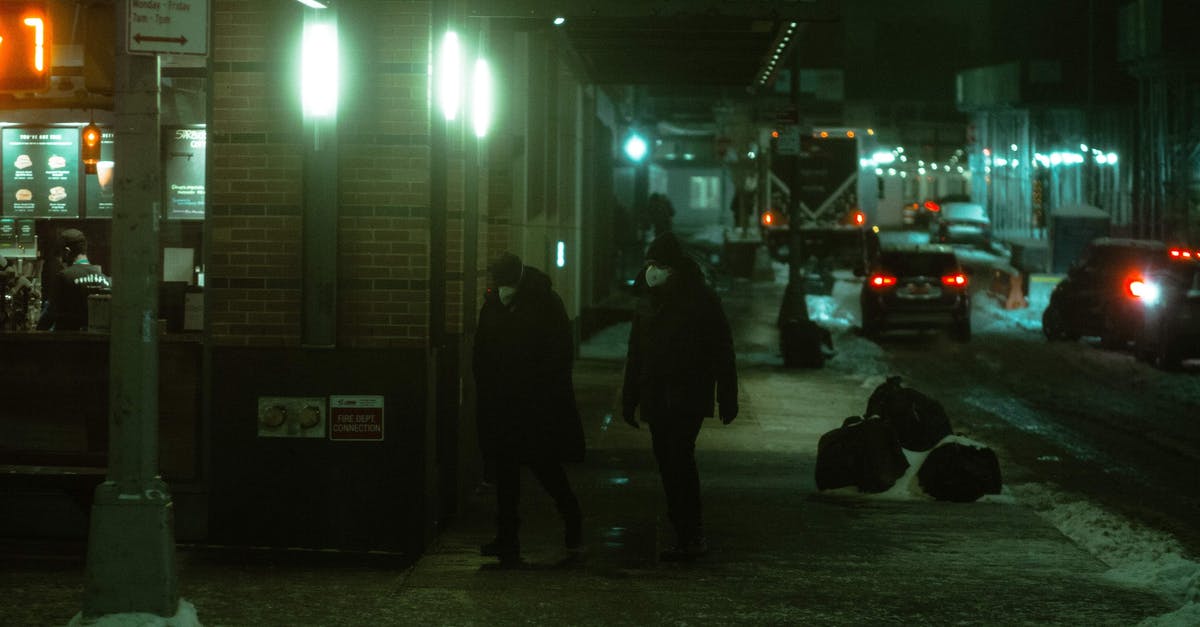 What's best way to improve the gang's safe house in Payday 2? - People in medical masks walking on snowy sidewalk What's best way to improve the gang's safe house in Payday 2? - People in medical masks walking on snowy sidewalk