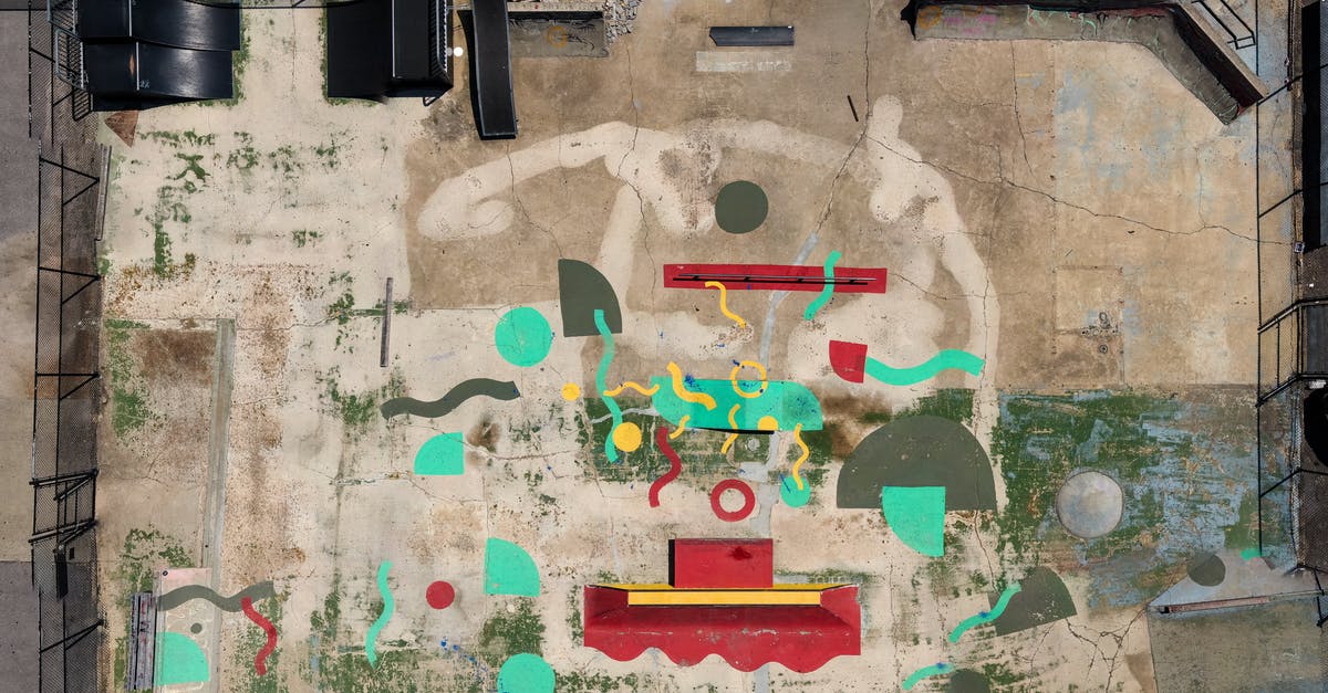 What's the 'Abandoned Sector'? - Aerial View of Skateboard Ramps