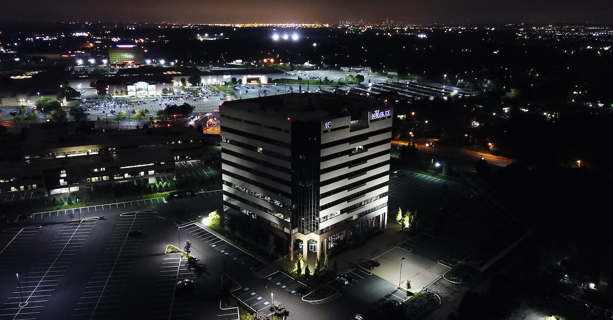 What's the actual use of parking lot? - Bird's Eye View Of City During Evening