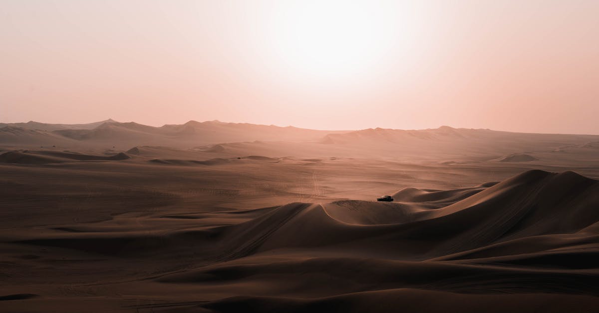 What's the best car for exploring, both on and off-road? - Scenery of car riding over desert dunes