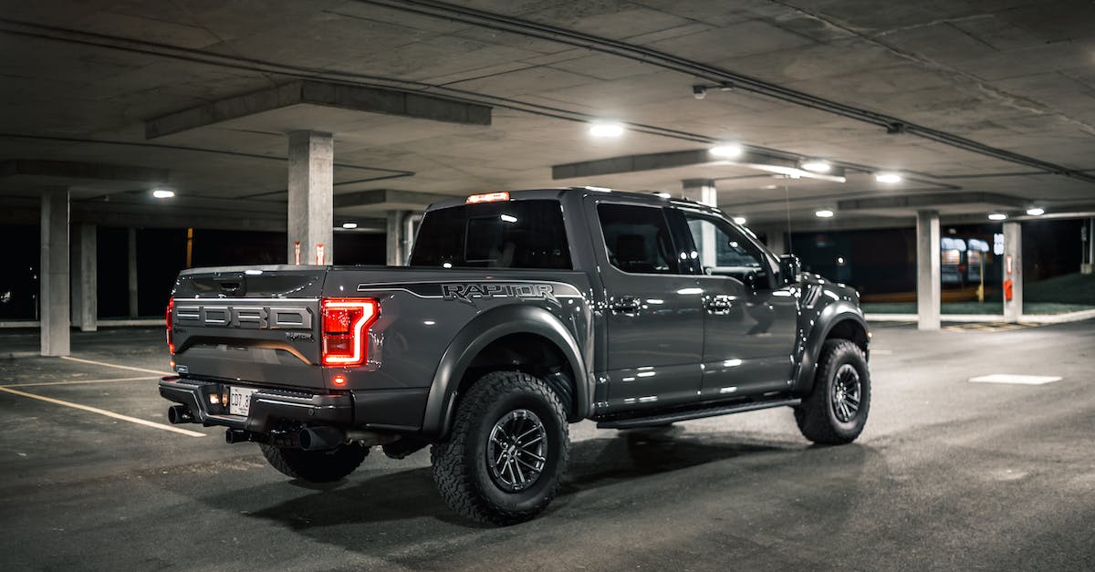 What's the most efficient way to travel with your lamp lit? - Pickup car on parked on lot