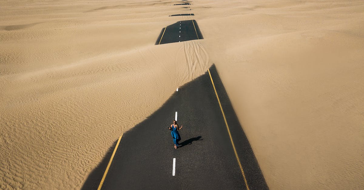 What's the objective in Adventure Mode (inside Maxwell's Door)? - Bird's Eye View Photography of Road in the Middle of Desert