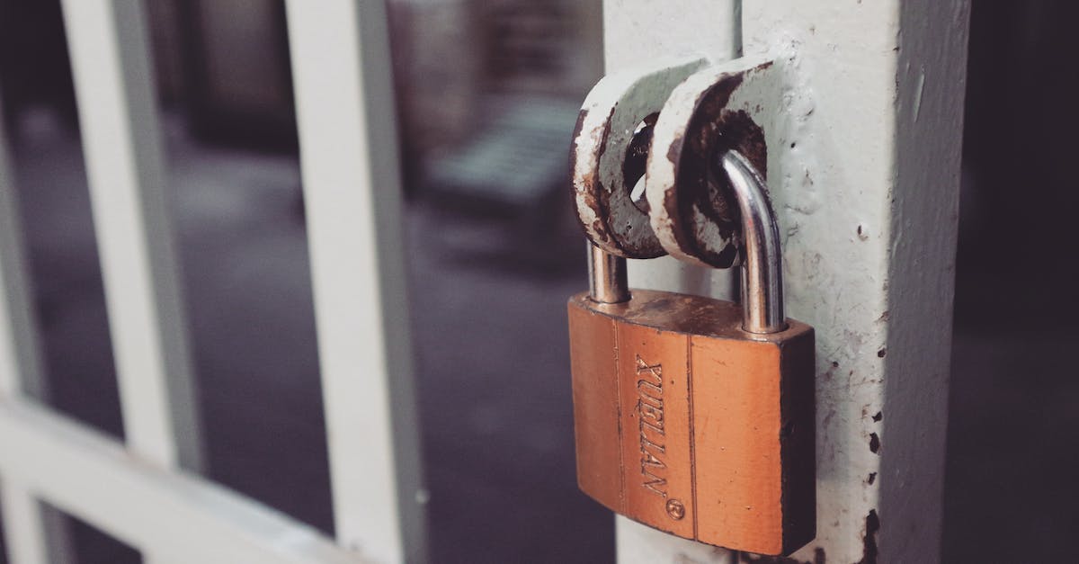 What's the point of more than two gateway security systems? - Closeup Photography of White Gate With Brass-colored Padlock
