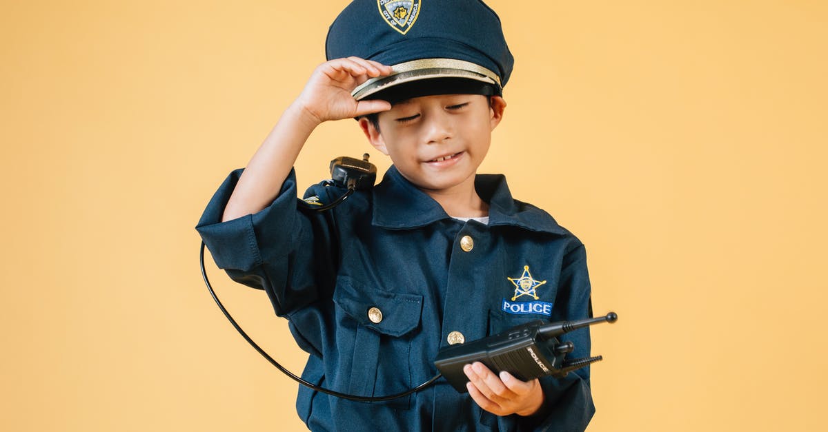 What's the purpose of self destruct? - Ethnic kid in police uniform in studio