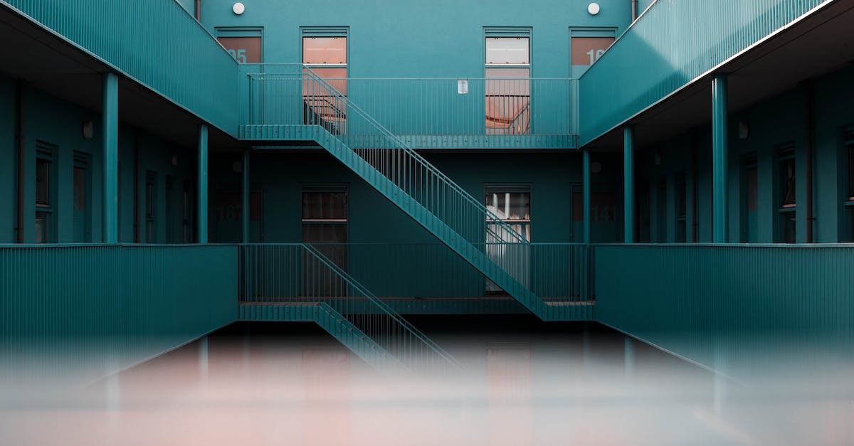 What's the significance of the Blue Hallway before the 'two door' room? - Blue Concrete Building What's the significance of the Blue Hallway before the 'two door' room? - Blue Concrete Building