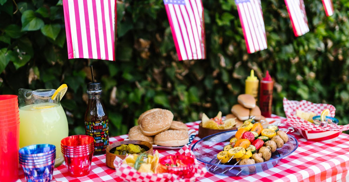 What are ADVENT burgers made of? - Food for the Celebration of the 4th of July