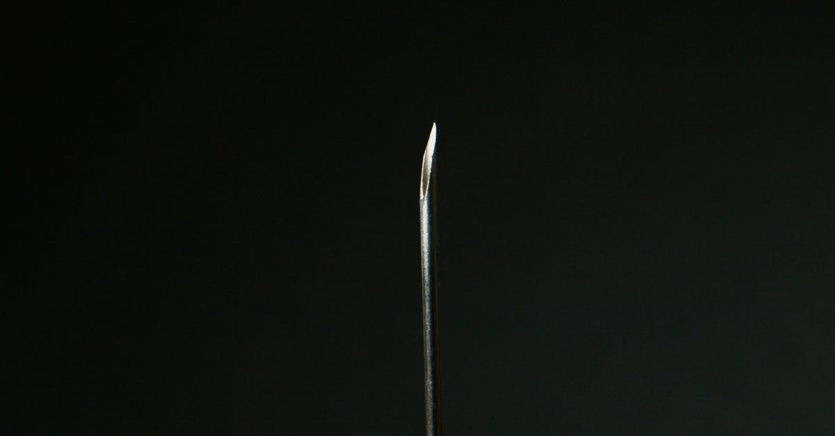 What are some tips to making sharp turns in NFS Carbon? - Macro Shot of a Sharp Needle