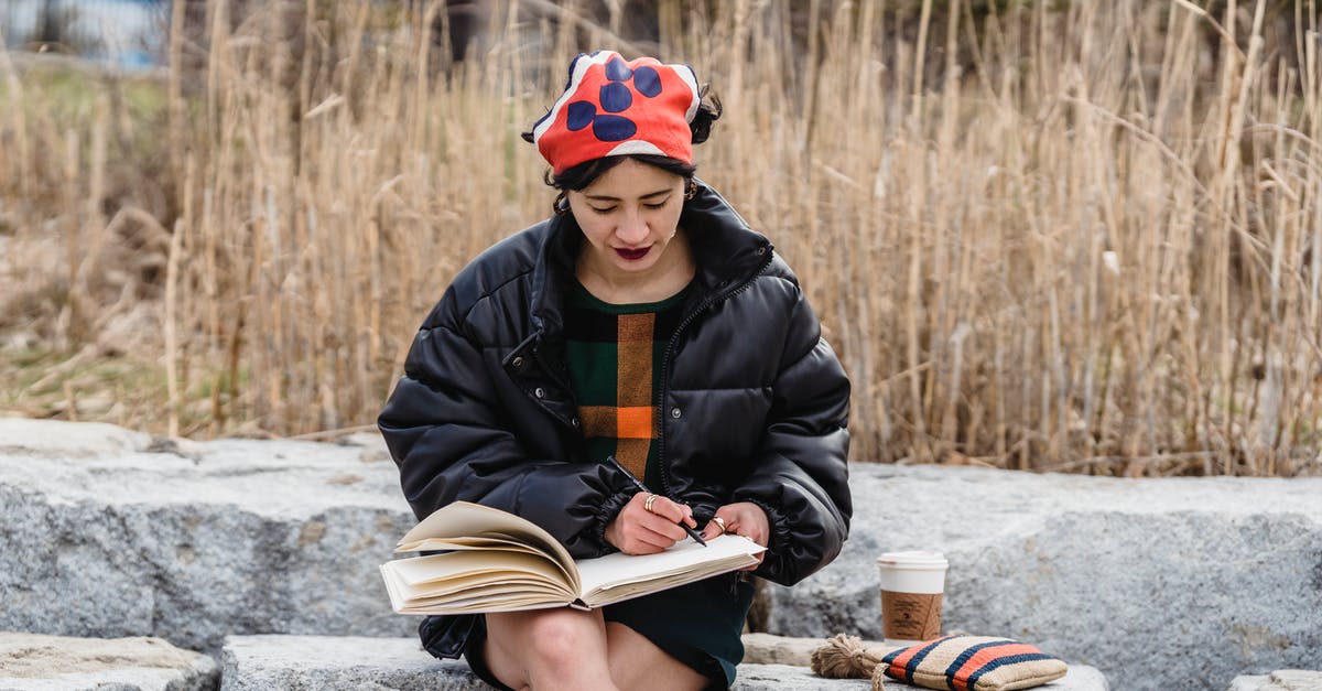 What are the conditions for Genis to learn Stone Blast? - Asian artist sitting on stone and drawing in sketchbook against dry grass