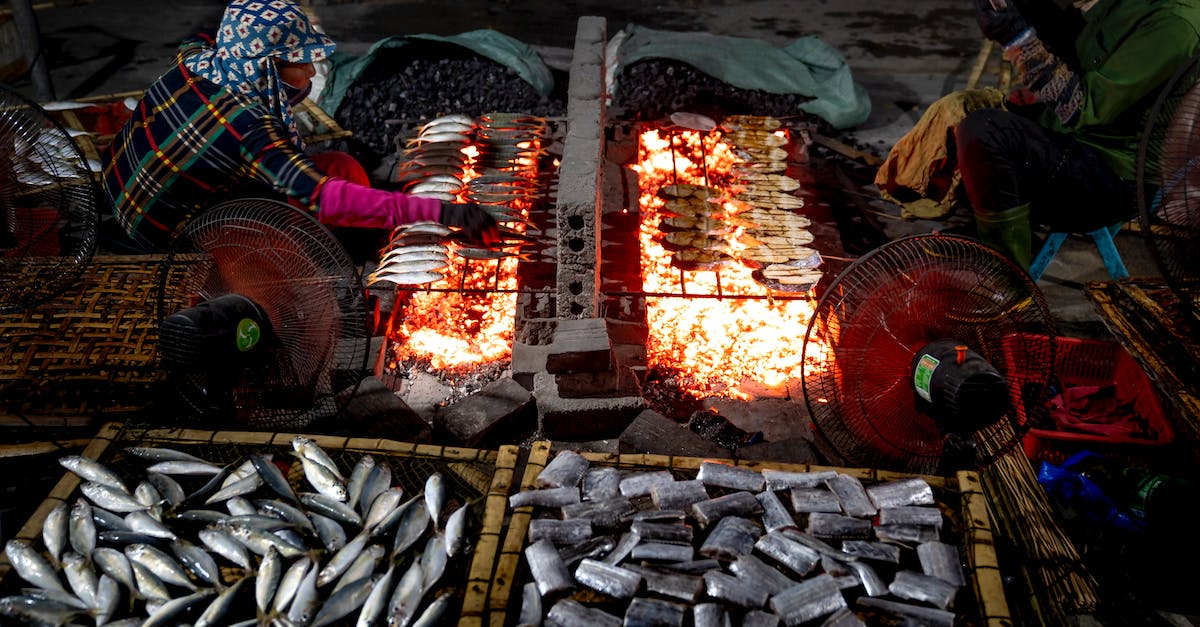What are the dead-ends? - Two People Cooking Fish Over a Fire Pit