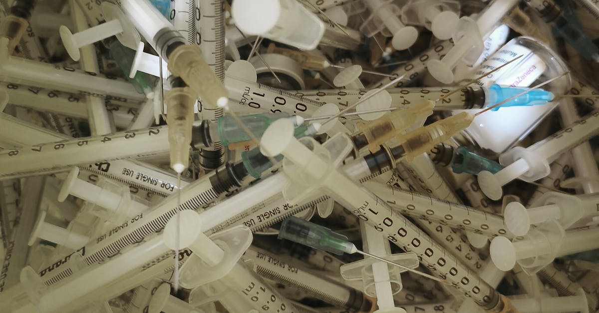 What are the NPC Blood Vials meant to be used for? - Close-up Photo of Used Syringes