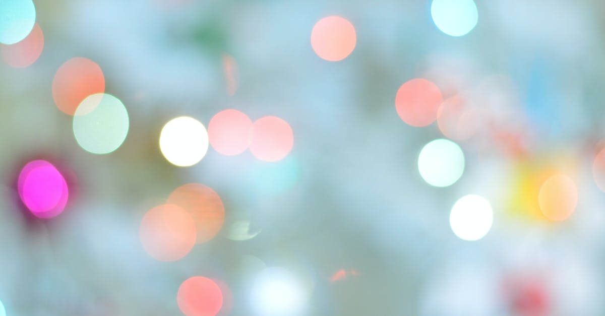 What are these glowing orbs? - Defocused Image of Lights