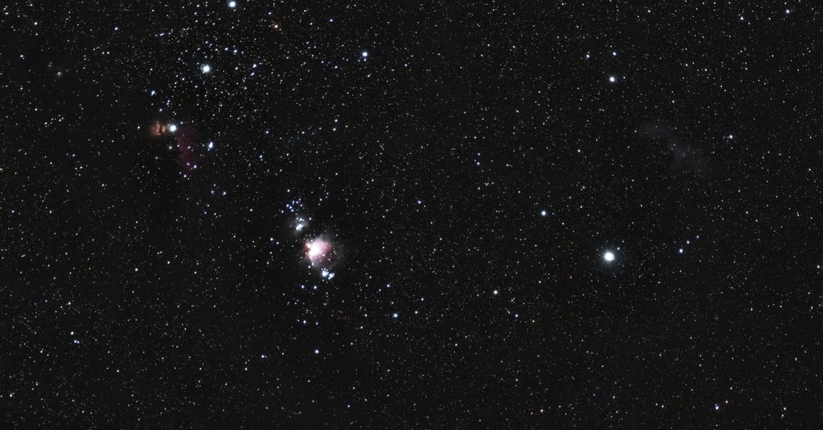 What are those stars? - Black and White Stars during Night Time