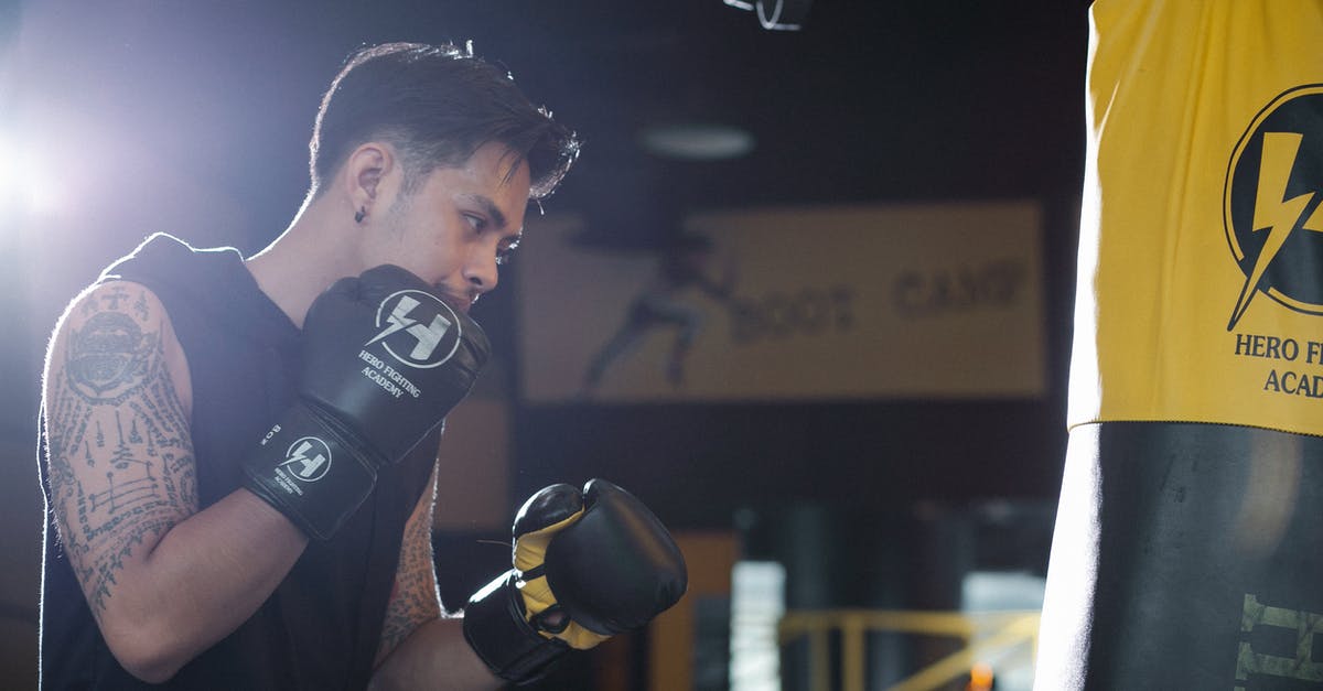 What attack skills can get extra hits with the knockback support gem? - Boxer with punching bag during workout What attack skills can get extra hits with the knockback support gem? - Boxer with punching bag during workout