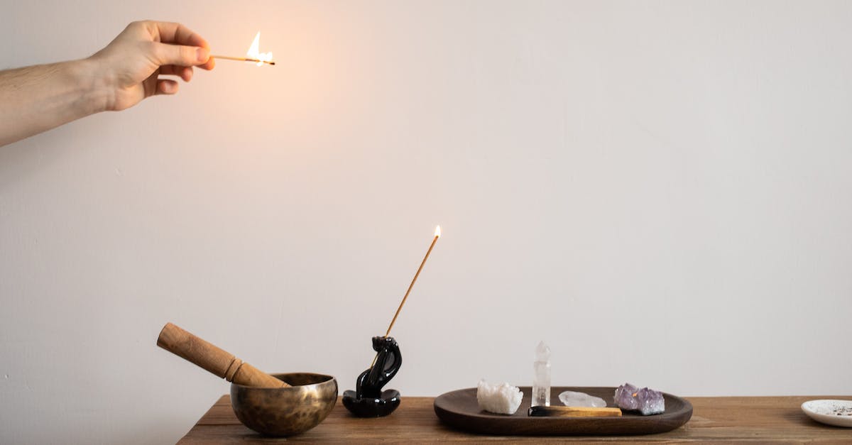 What Crystals should I use for Sniper/Gunslinger? - Burning Incense and Crystals on a Table