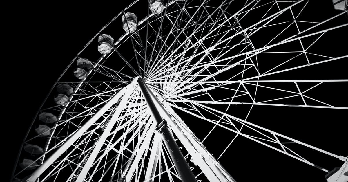 What determines whether or not you spin out when damaged? - Grayscale Photography of Ferris Wheel