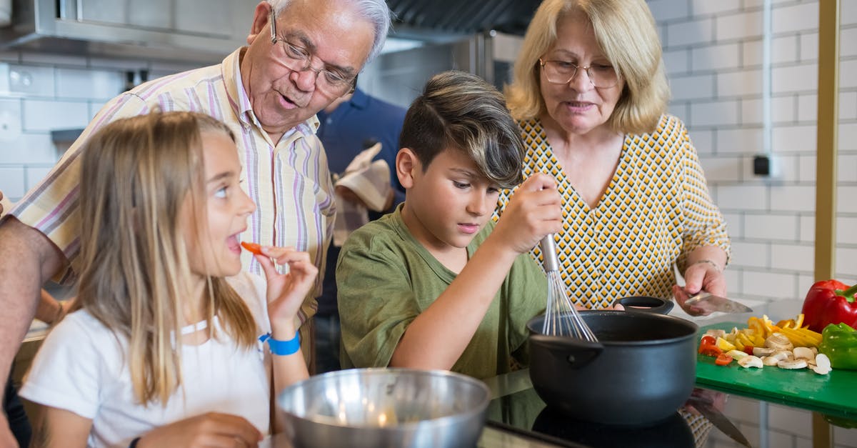 What determines which food skills are available? - Elderly Woman Teaching Boy How to Cook 