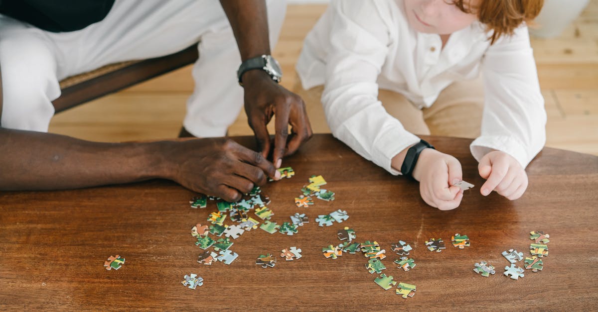 What do I do to solve the Witchess puzzles? - A Person Teaching a Child How to Solve A Jigsaw Puzzle What do I do to solve the Witchess puzzles? - A Person Teaching a Child How to Solve A Jigsaw Puzzle