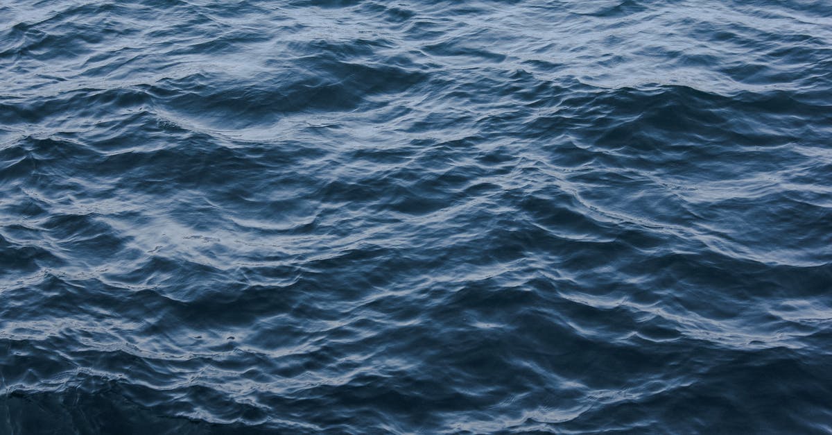 What do ripples on the water indicate? - High Angle Shot of Body of Water What do ripples on the water indicate? - High Angle Shot of Body of Water