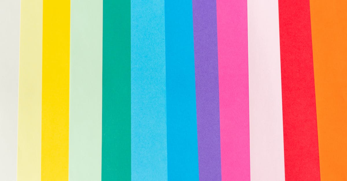 What do the different shades of green mean in Guild Wars 2? - Top view of palette of vibrant colorful lines with different shades in row forming abstract background