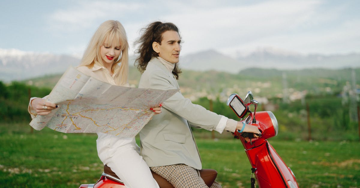 What do the exclamation marks with red borders mean on the Boston map? - Couple Riding Red Moped What do the exclamation marks with red borders mean on the Boston map? - Couple Riding Red Moped