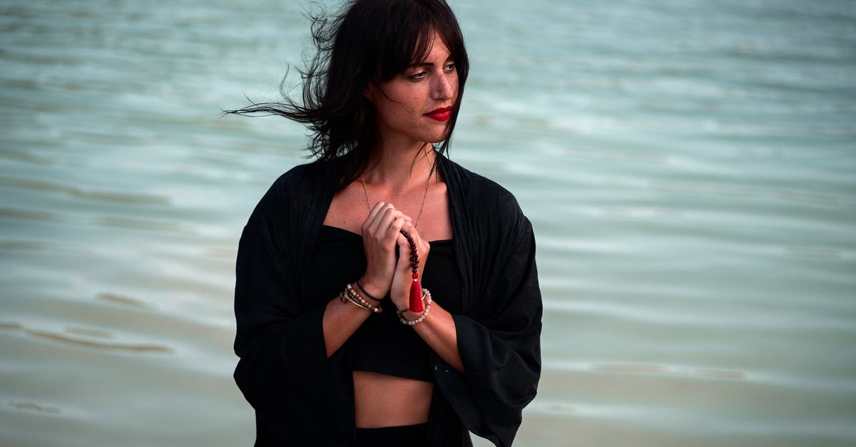 What do the red souls in the soul gauge mean? - Thoughtful woman with red lips and dark hair looking away in wind weather near sea in daytime