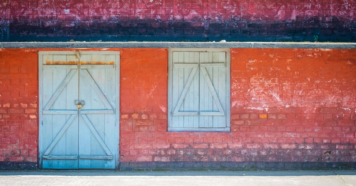 What do the various locked door colors mean? - Wooden Door and Window on a Building What do the various locked door colors mean? - Wooden Door and Window on a Building