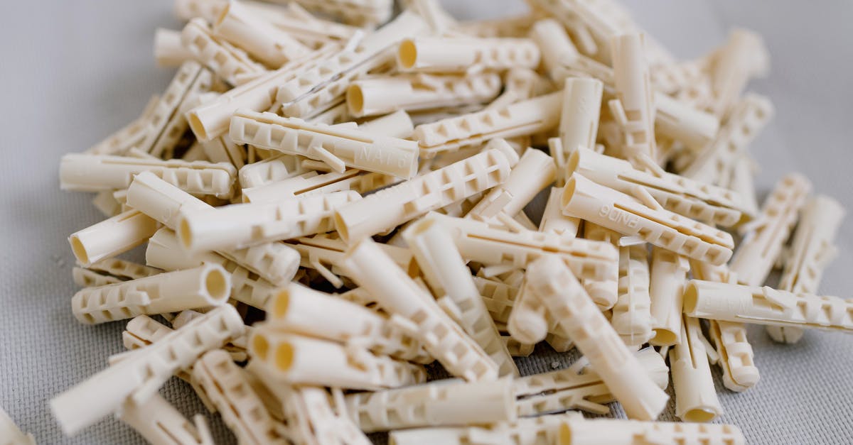 What do the various PCS upgrades do? - High angle of various wall dowels on while fabric during process of repair