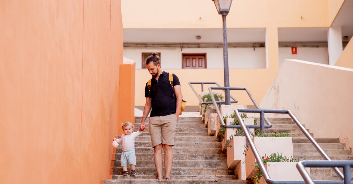 What do these steps in Pokémon Go mean? - Man and Child Walking Down on Stairs What do these steps in Pokémon Go mean? - Man and Child Walking Down on Stairs