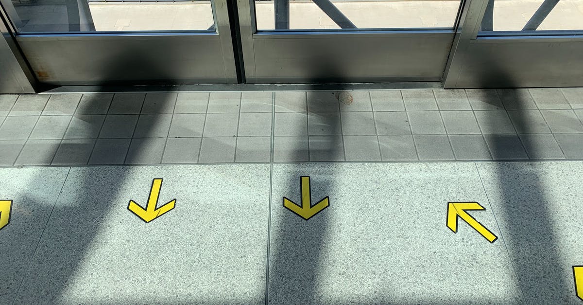 What does a yellow damage indicator mean? - Yellow arrows on tiled floor in building What does a yellow damage indicator mean? - Yellow arrows on tiled floor in building